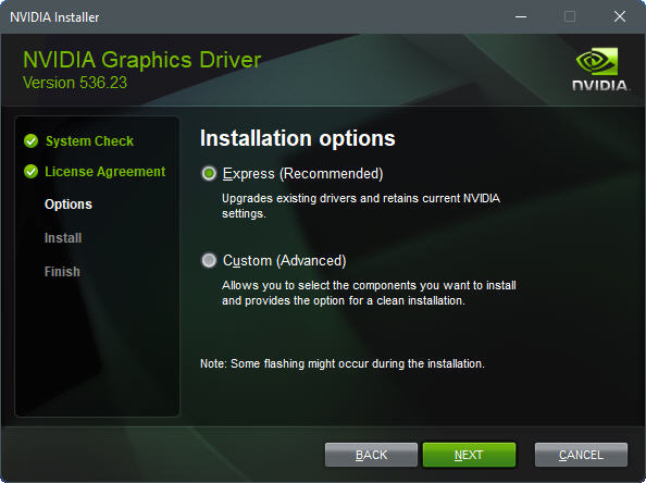 nVidia Driver Update